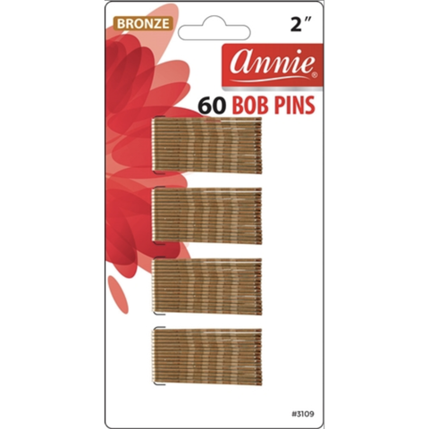 Annie: 60 Bob Pins 2" Bronze #3109 Annie: 60 Bob Pins 2" Bronze #3109