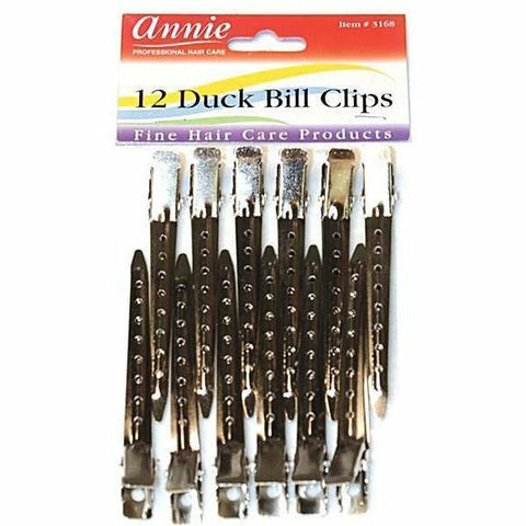 Annie: 12 Duck Bill Clips #3168 Annie: 12 Duck Bill Clips #3168