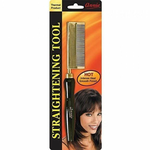 ANNIE: Straightening Comb - Medium Teeth Curved Sided #5503 ANNIE: Straightening Comb - Medium Teeth Curved Sided #5503