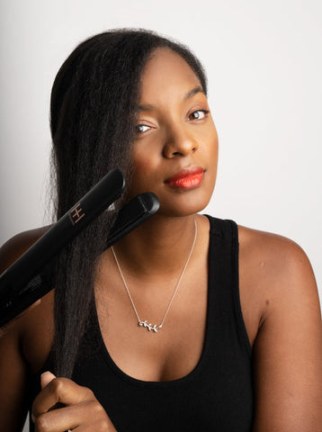 Hot & Hotter Extra Long Ceramic Digital Flat Iron 1"