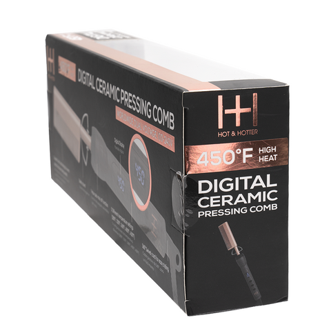 Hot & Hotter Digital Ceramic Pressing Hot Comb