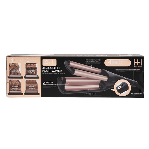 Hot & Hotter 4 in 1 Adjustable Multi-Waver