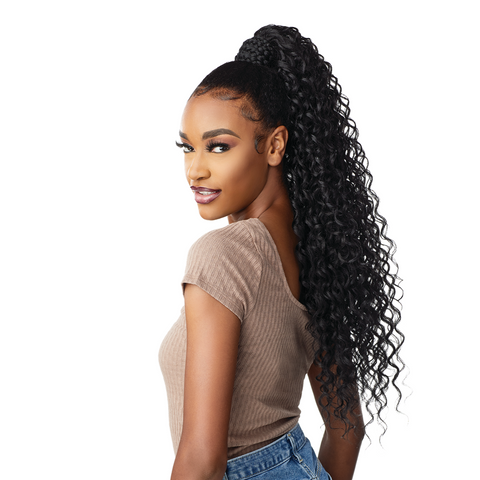 Sensationnel Instant Pony Wrap Synthetic Ponytail - Braided Deep 28"