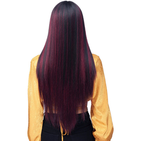 Bobbi Boss Designer Human Hair Blend 4" Deep HD Lace Front Wig - MOLP001 Eugenia