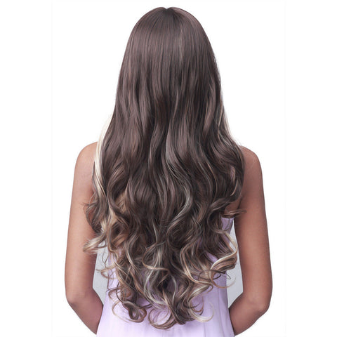 Bobbi Boss Human Hair Blend Lace Front Wig - Miss Origin Big Curl 24