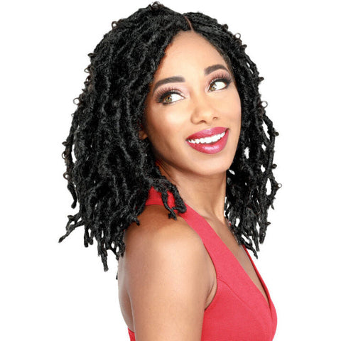 Zury Sis Synthetic Diva Lace Front Wig - Butterfly Loc Short