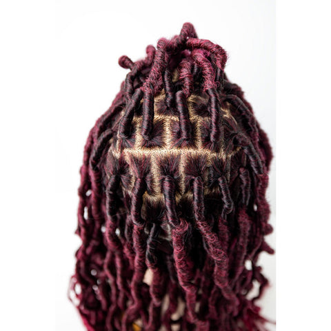 B & B Knotless Synthetic 100% Full HD Lace Wig - Knotless Loc 24"