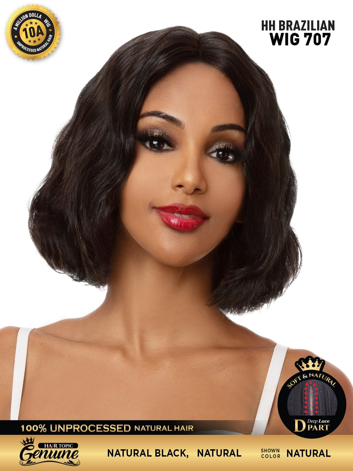 Hair Topic Genuine 10A HH Brazilian Wig 707
