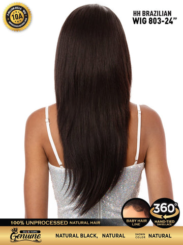 Hair Topic Genuine 10A HH Brazilian Lace 360 Wig 803-24"
