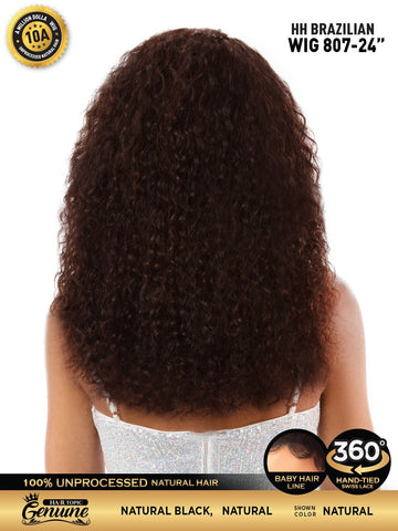 Hair Topic Genuine 10A HH Brazilian Lace 360 Wig 807-24"