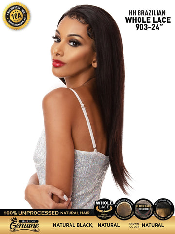 Hair Topic Genuine 10A HH Brazilian Whole Lace Wig 903-24"