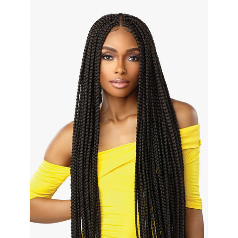 Sensationnel Cloud 9 4x4 HD Braided Lace Front Wig - BOX BRAID X-LARGE 50″