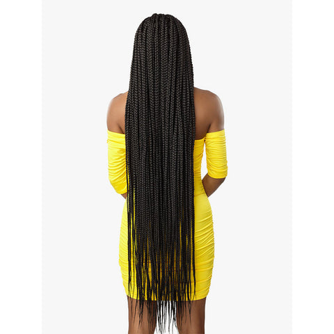 Sensationnel Cloud 9 4x4 HD Braided Lace Front Wig - BOX BRAID X-LARGE 50″