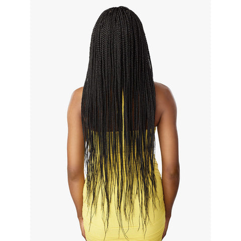 Sensationnel Cloud 9 100% Full Lace Hand-Tied Braided Synthetic Lace Wig - Box Braid 36"
