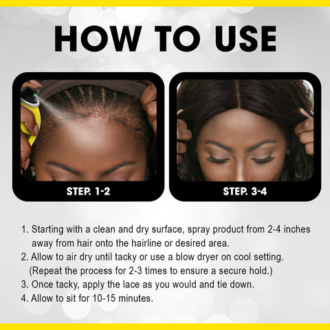 Wonder Lace Bond Wig Adhesive Spray - Extra Mega Hold (14.2oz/ 400ml)