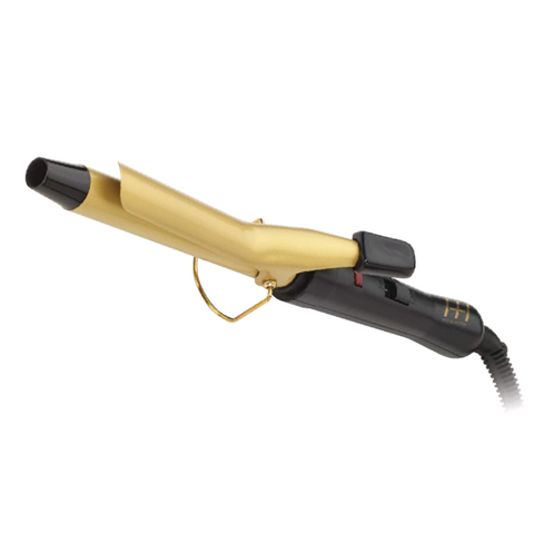 Hot & Hotter Gold Ceramic Electric Curling Iron 3/4 inch