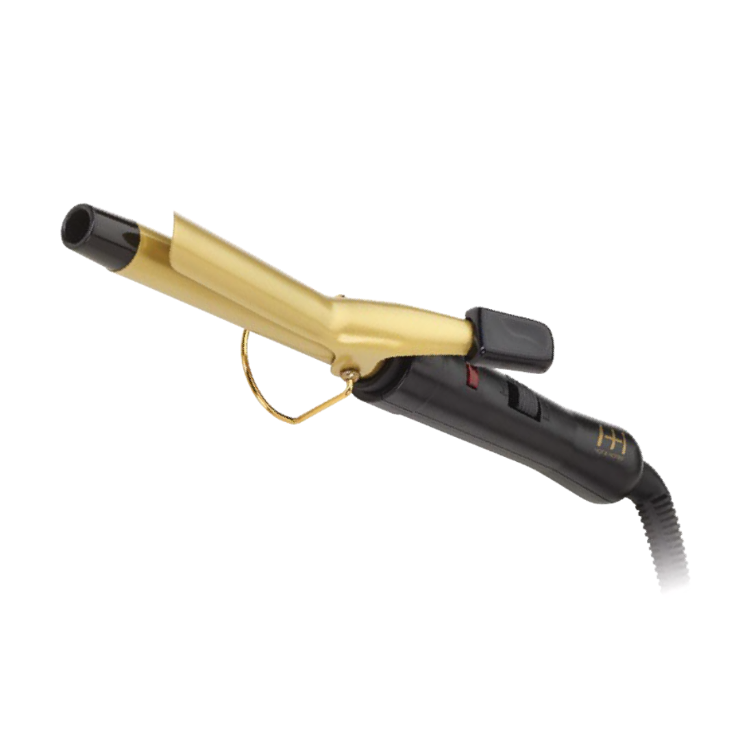 Hot & Hotter Gold Ceramic Electric Curling Iron 5/8 inch