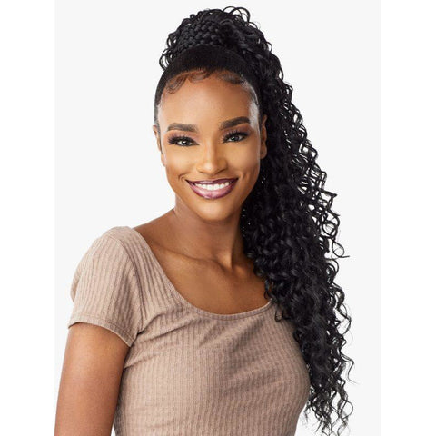 Sensationnel Instant Pony Wrap Synthetic Ponytail - Braided Deep 28"