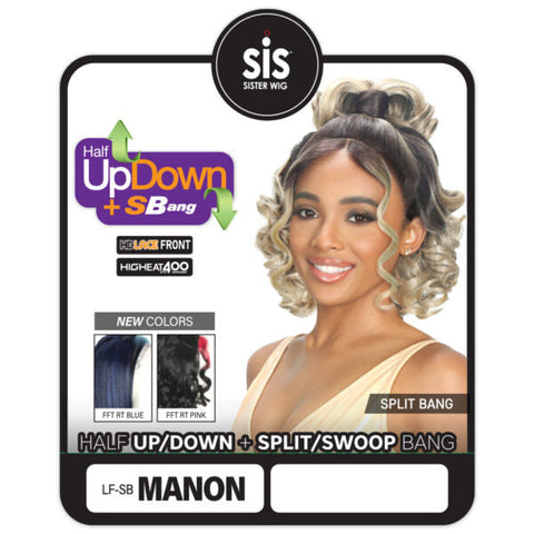 Zury Sis Updown SBang Synthetic HD Lace Front Wig - Manon