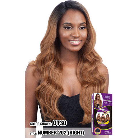 Model Model Freedom Part Synthetic Lace Part Wig - Number 202