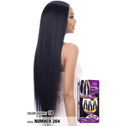Model Model Freedom Part Synthetic Lace Part Wig - Number 204