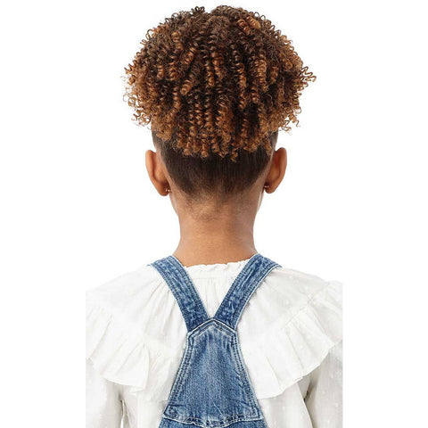Outre Lil Looks Synthetic Drawstring Ponytail - Springy Coils 8"