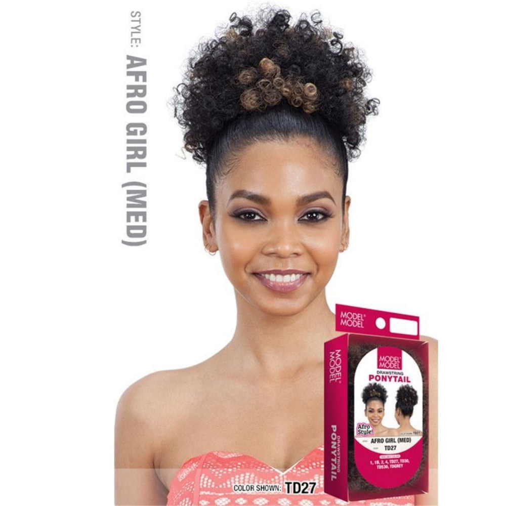 Model Model Drawstring Ponytail - Afro Girl (Med)