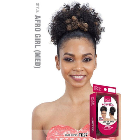 Model Model Drawstring Ponytail - Afro Girl (Med)