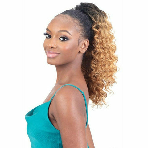 Model Model Gardenia Mastermix Drawstring Ponytail - Deep Curl 16"
