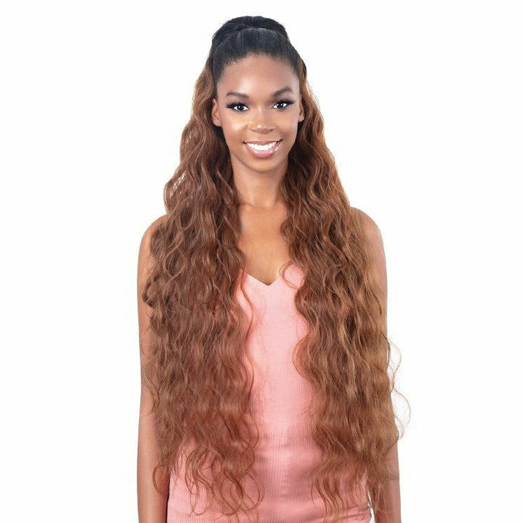 Model Model Gardenia Mastermix Drawstring Ponytail - Beachy Wave 36"