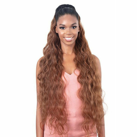Model Model Gardenia Mastermix Drawstring Ponytail - Beachy Wave 36"