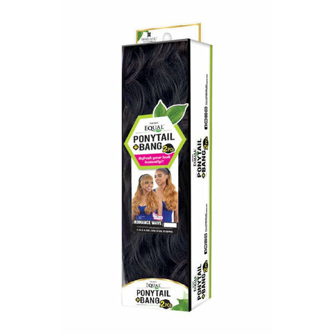 FreeTress Equal Synthetic Ponytail + Bang – Romance Wave