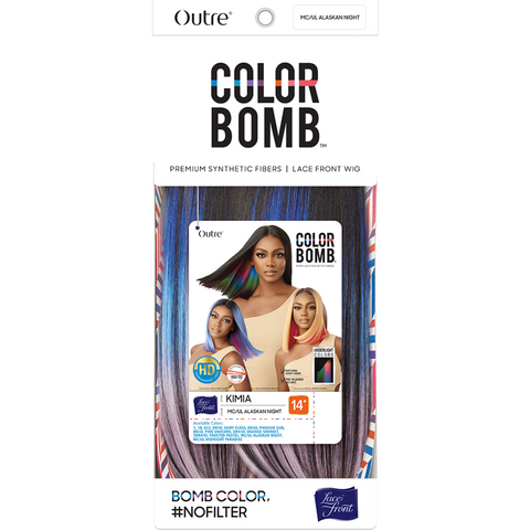 Outre Color Bomb Synthetic HD Lace Front Wig - Kimia