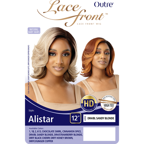 Outre Lace Front Synthetic Swiss HD Transparent Lace Front Wig - Alistar