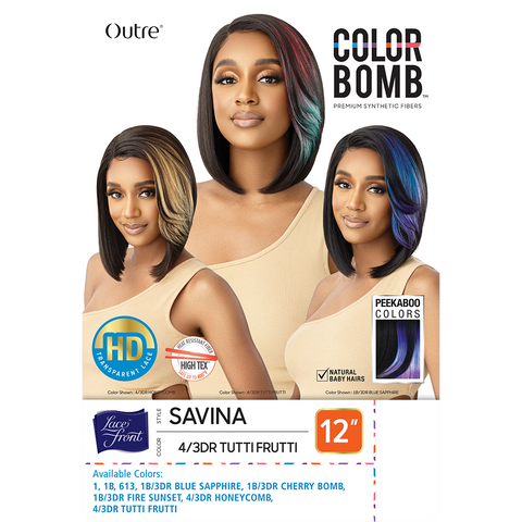 Outre Color Bomb Synthetic HD Lace Front Wig - Savina