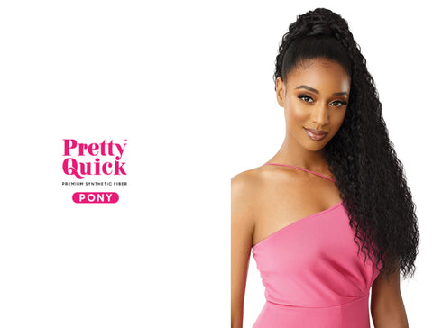 OUTRE PRETTY QUICK WRAP PONYTAIL CRIMP WAVE 30"
