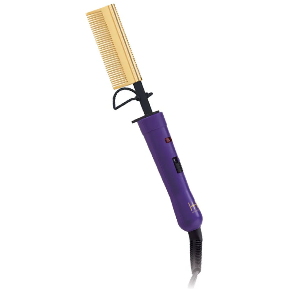 Hot & Hotter Electric Pressing Hot Comb Medium Double Sided Teeth