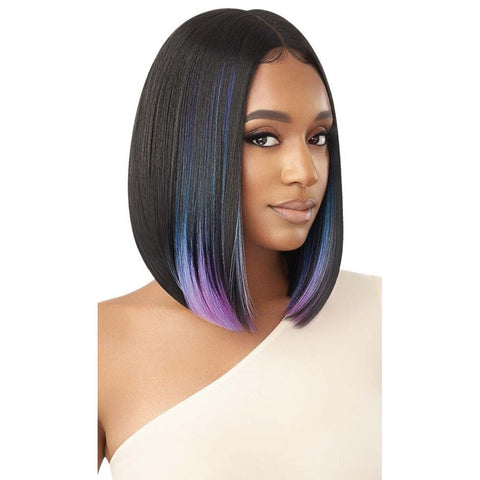 Outre Color Bomb Synthetic Lace Front Wig - Stina
