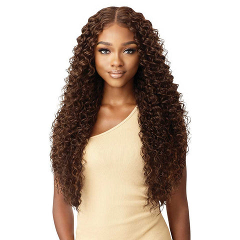 Outre 360 Frontal Lace Wig Human Blend Lace Front Wig - Kayreena