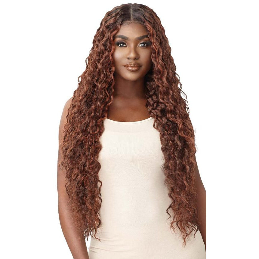 Outre Melted Hairline Synthetic HD Transparent Lace Front Wig - Kallara