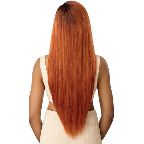 Outre Lace Front Synthetic Lace Wig - Natural Yaki 30"