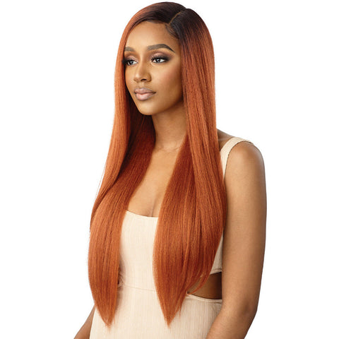 Outre Lace Front Synthetic Lace Wig - Natural Yaki 30"