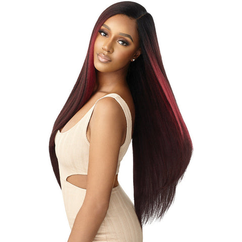 Outre Lace Front Synthetic Lace Wig - Natural Yaki 30"