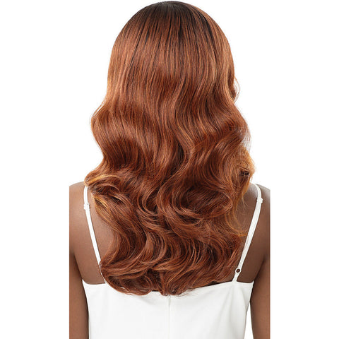 Outre Sleek Lay Part Synthetic HD  Deep C Lace Part Wig - Emmerie