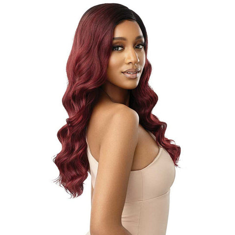 Outre Lace Front Synthetic HD Transparent Lace Front Wig - Tenalie