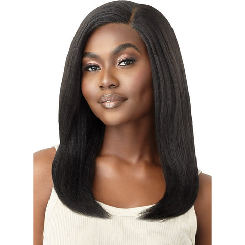 Outre Lace Front HD Synthetic Lace Front Wig - Natural Yaki 18"