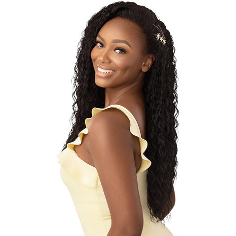 Outre Converti-Cap Synthetic Half Wig - Wet & Wavy Island Curls