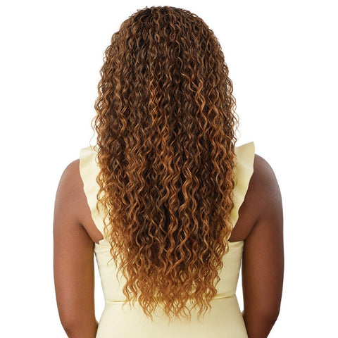 Outre Converti-Cap Synthetic Half Wig - Wet & Wavy Island Curls