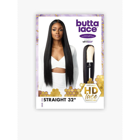Sensationnel Butta Lace Human Hair Blend Lace Front Wig - Straight 32"