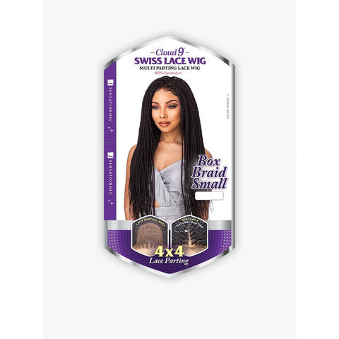 Sensationnel Cloud 9 4x4 Lace Parting Braided Synthetic Wig - Box Braid Small